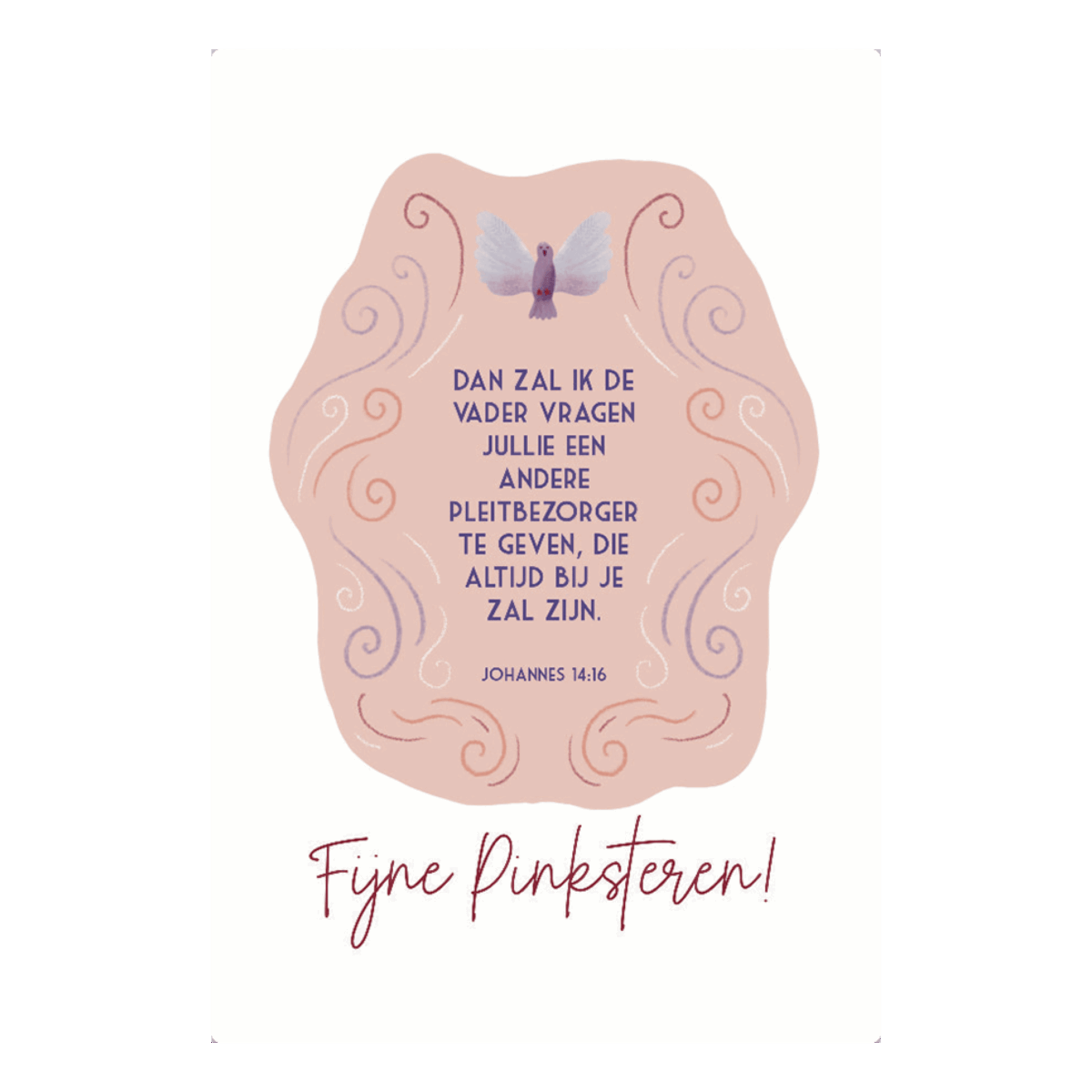 Kaart 'Fijne Pinksteren'