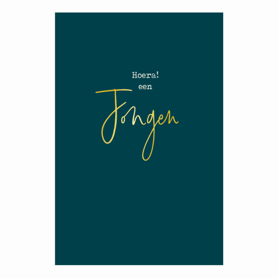 Kaart 'Een jongen'