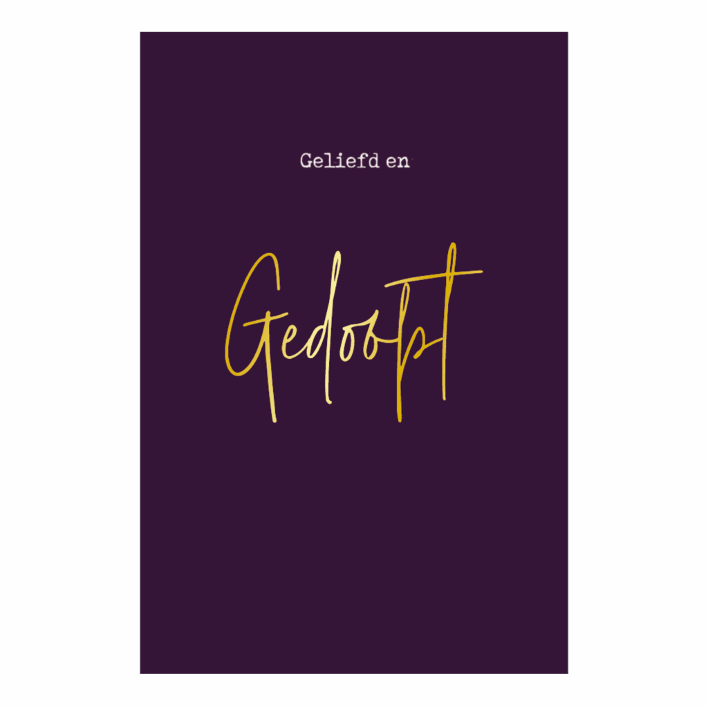 Kaart 'Geliefd en gedoopt'