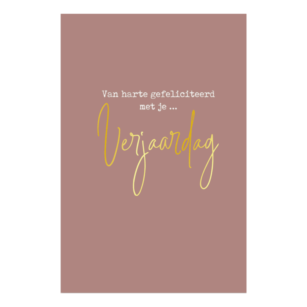 Kaart 'Verjaardag'