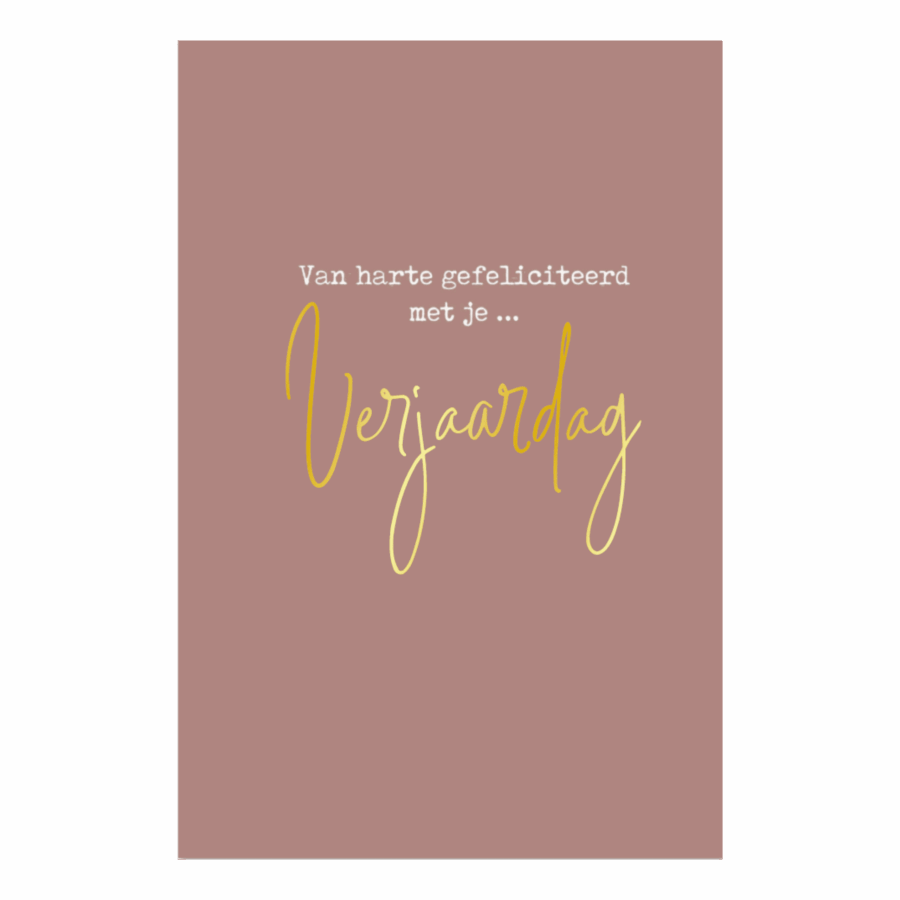 Kaart 'Verjaardag'