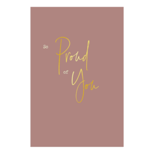 Kaart 'Proud of you'