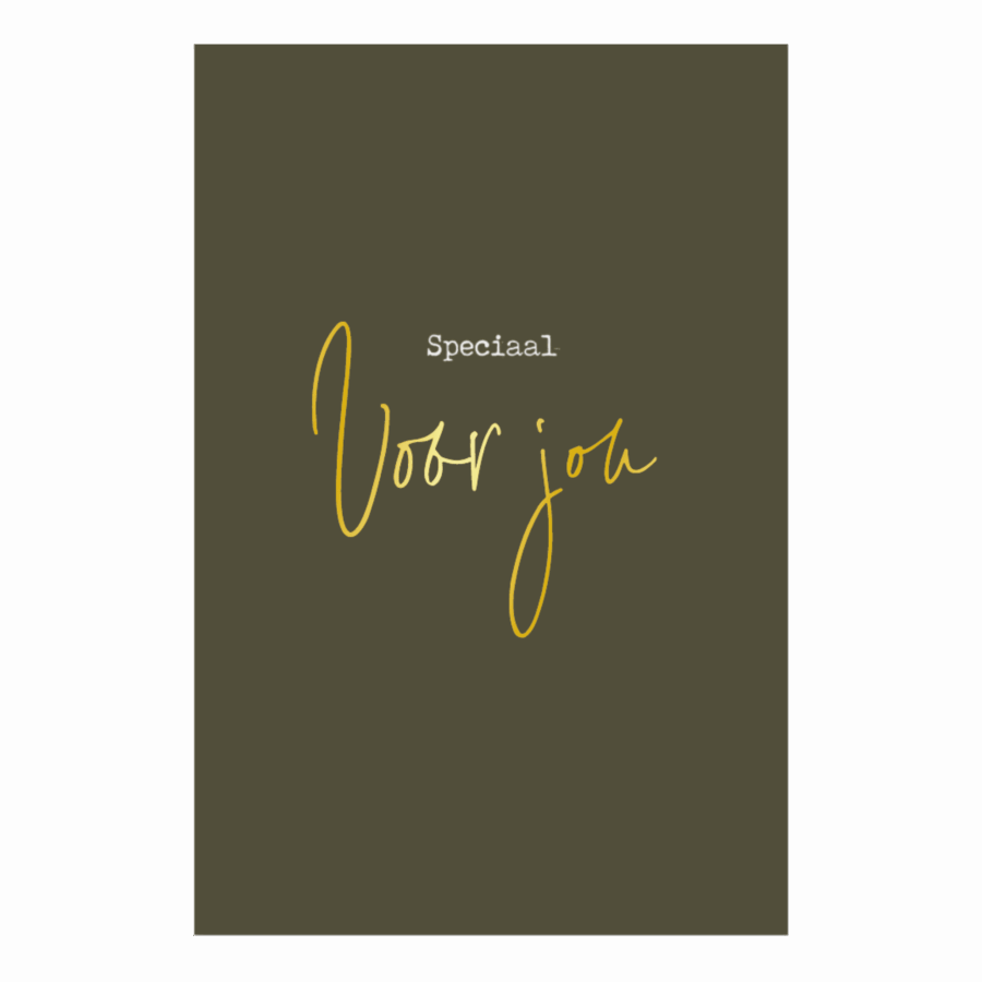 Kaart 'Speciaal voor jou'
