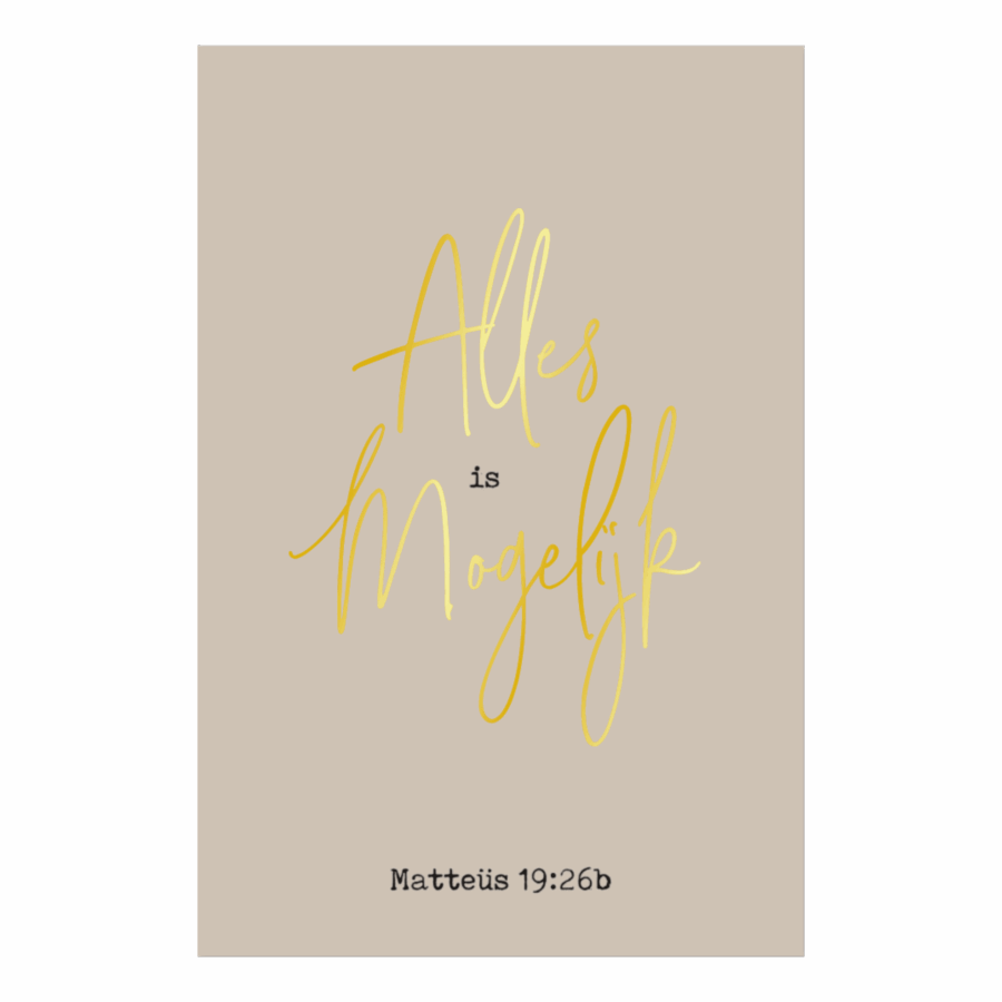 Kaart 'Alles is mogelijk'