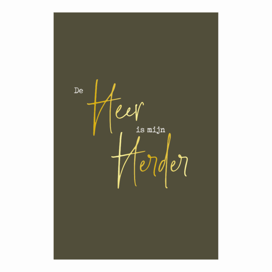 Kaart 'De Heer is mijn Herder'