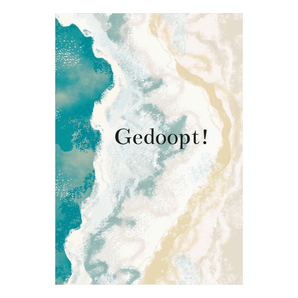 Wenskaart 'Gedoopt'
