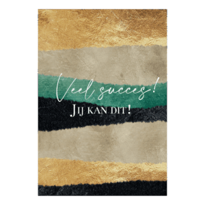 Wenskaart 'Veel succes, jij kan dit'