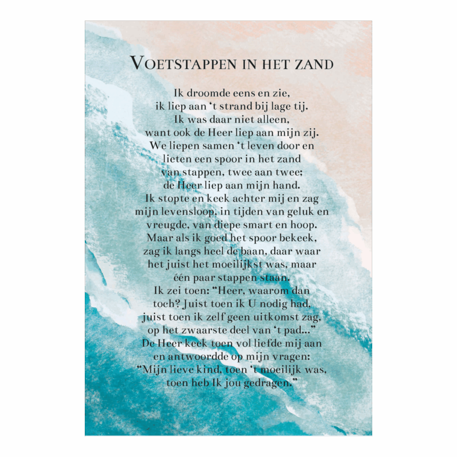 Poster 'Voetstappen'