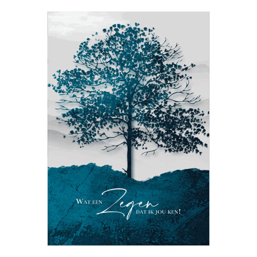 Wenskaart 'Wat een zegen'