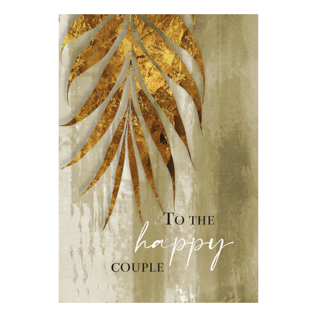 Wenskaart 'Happy couple'