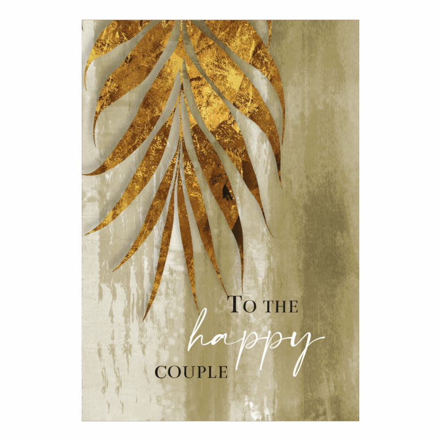 Wenskaart 'Happy couple'