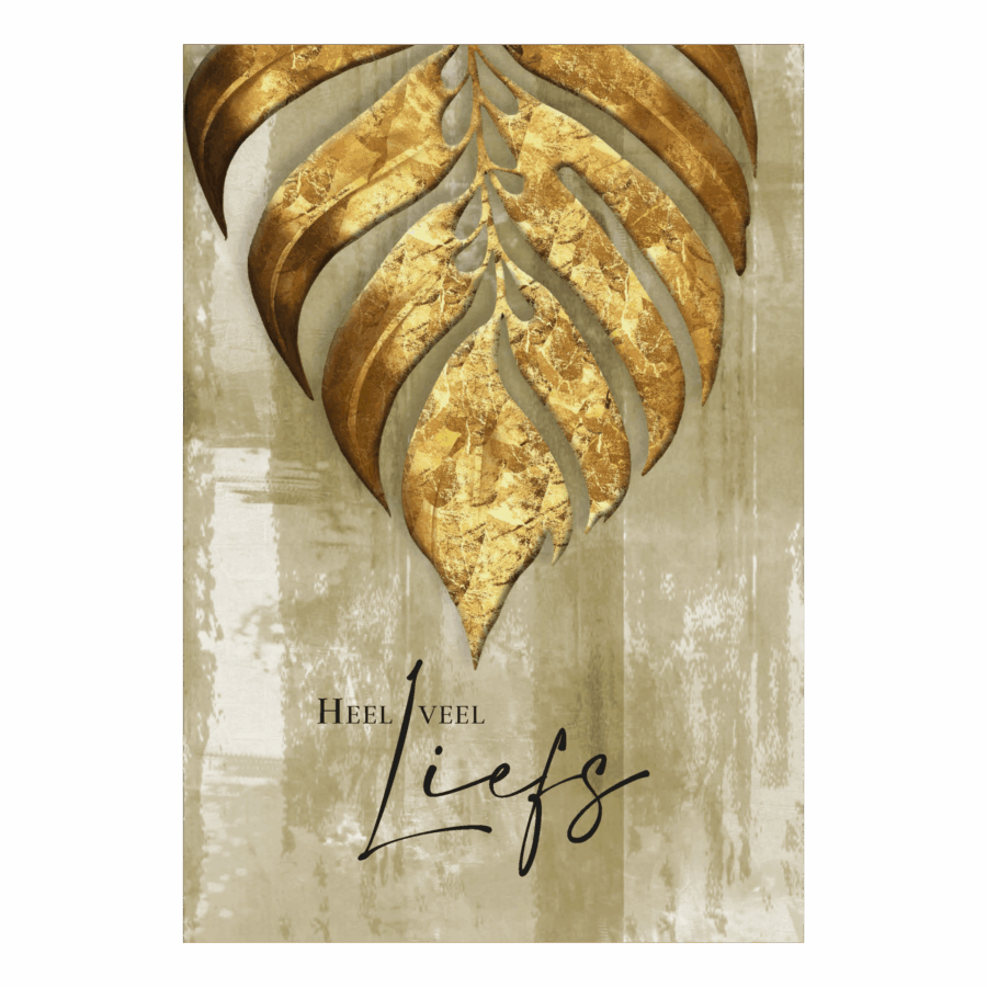 Wenskaart 'Heel veel liefs'