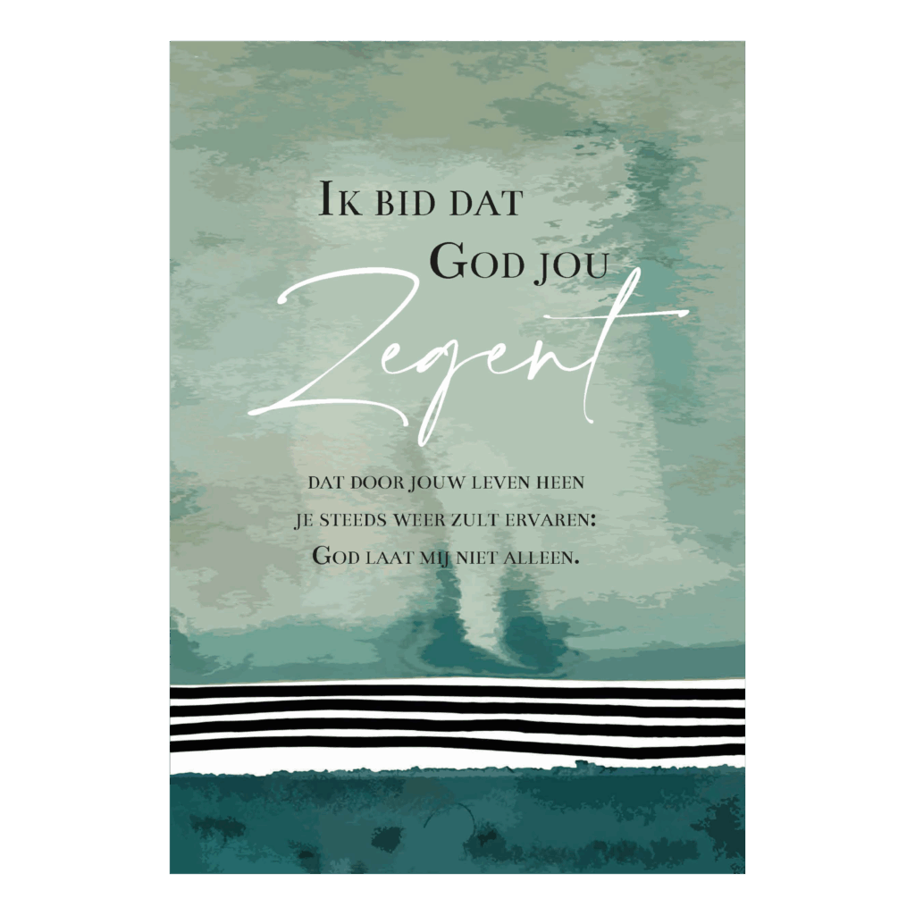 Wenskaart 'Ik bid dat God jou zegent'