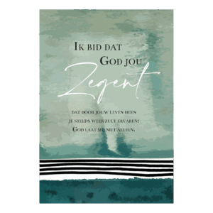 Wenskaart 'Ik bid dat God jou zegent'
