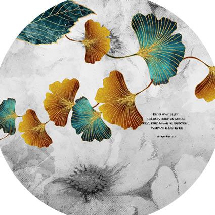 Muurcirkel 'Herfstbladeren'