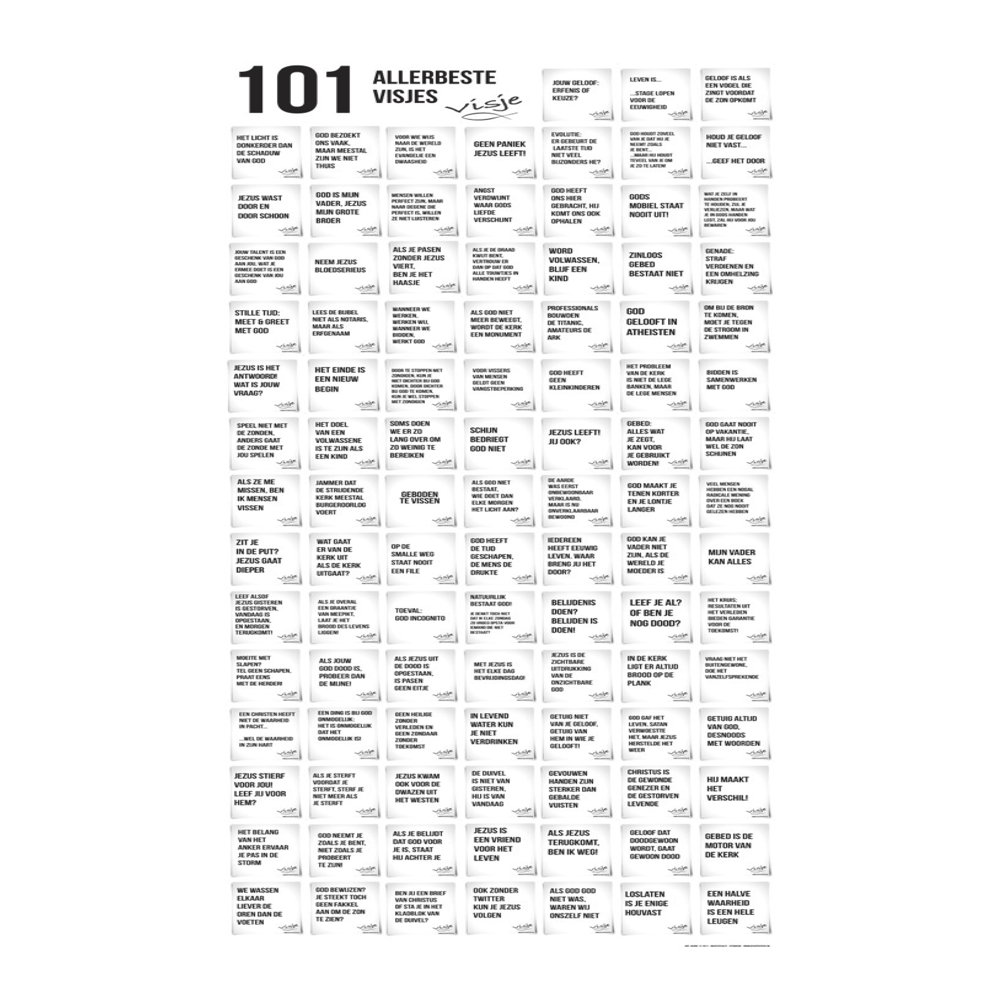 Poster 101 allerbeste visjes
