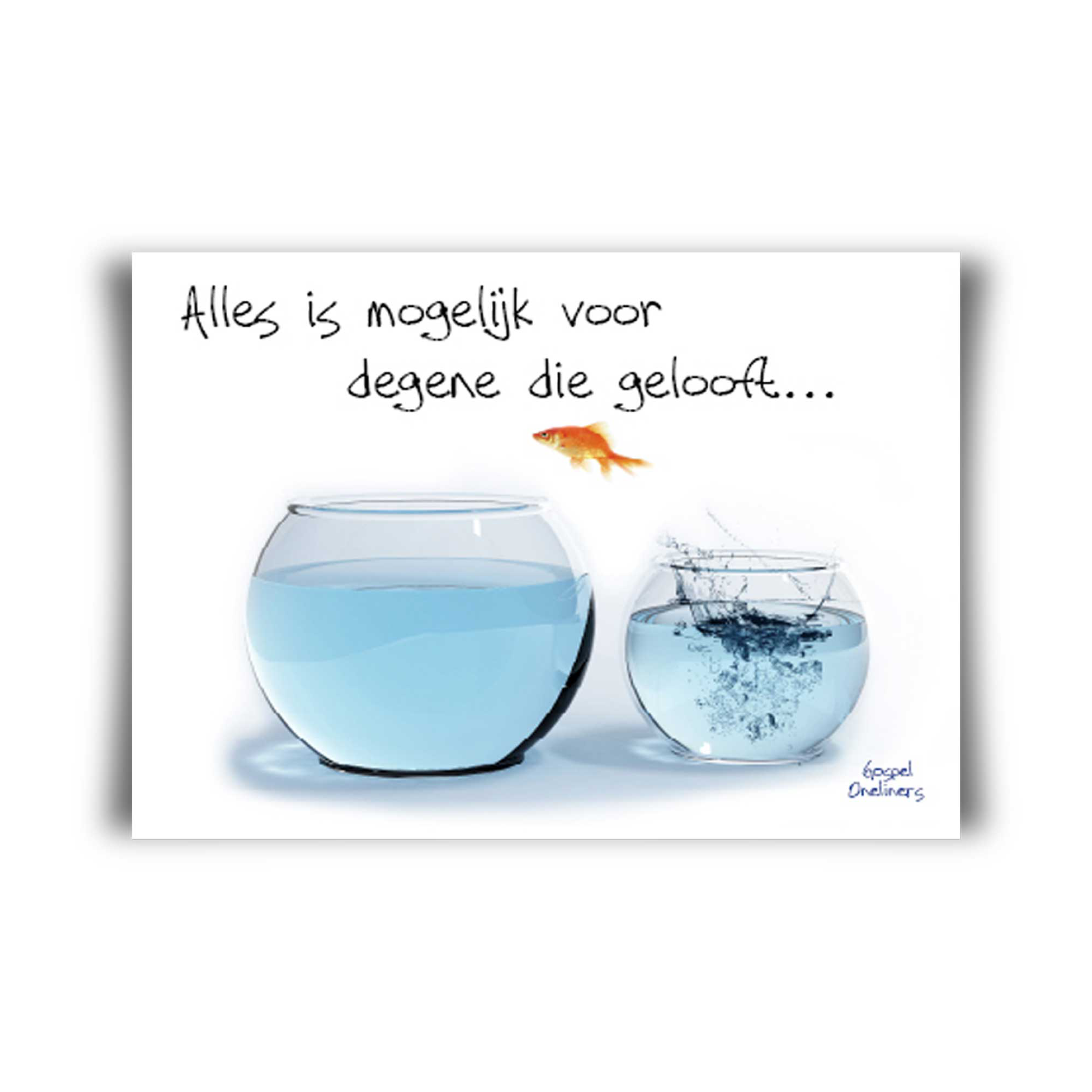 Poster A4 alles is mogelijk