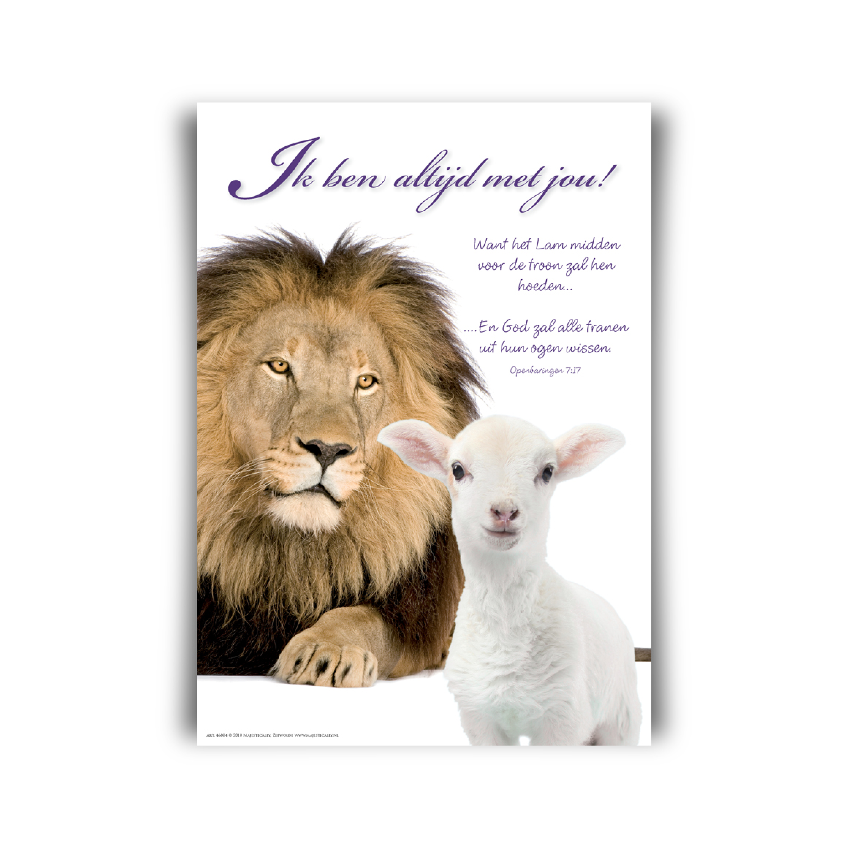 Poster A4 'Ik ben altijd met je'