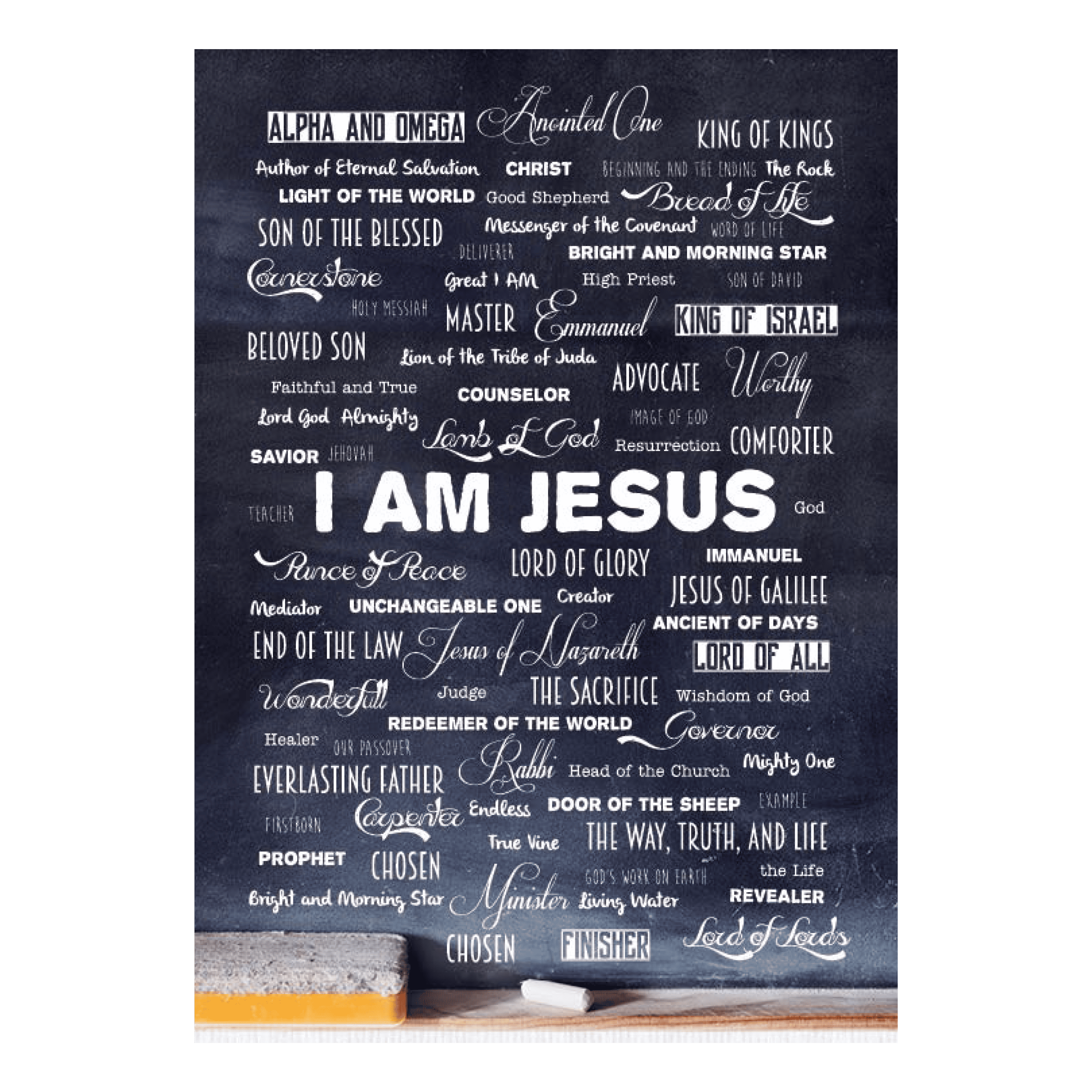 Miniposter I am Jesus