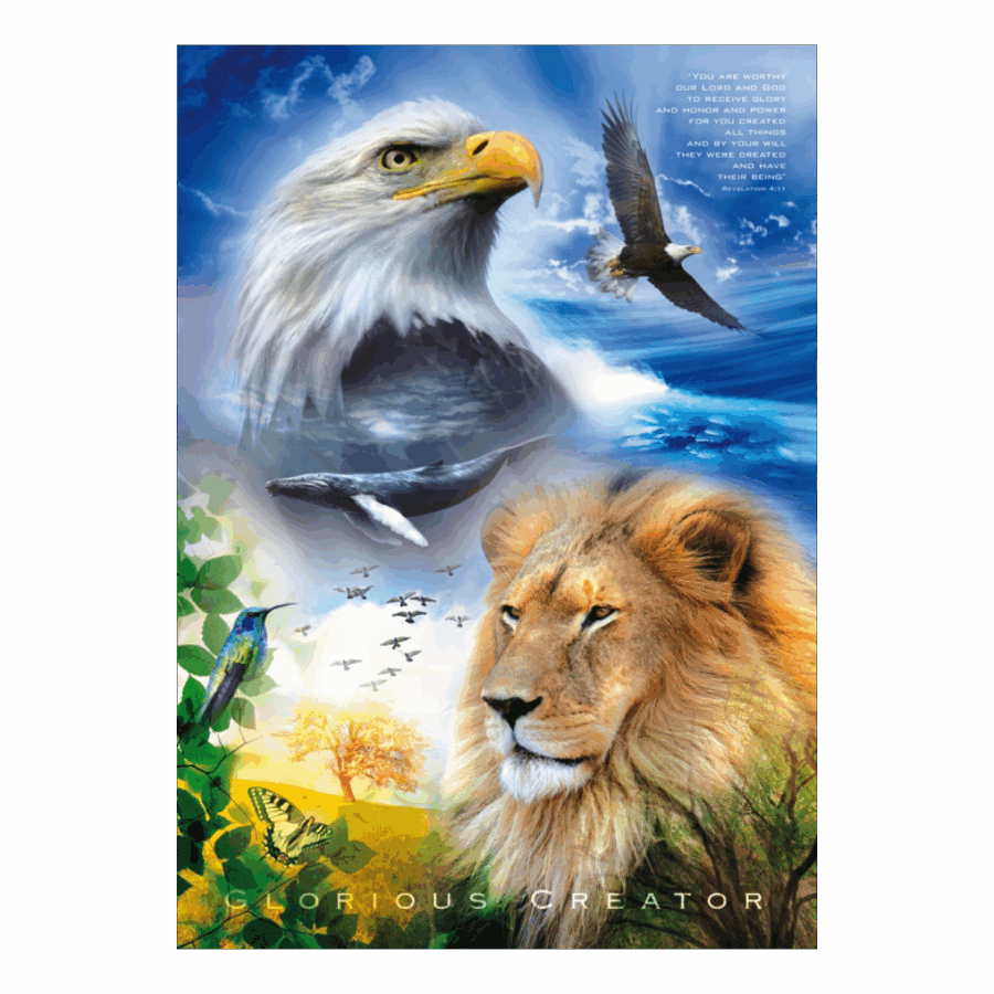 Poster A3 'Glorious Creator'