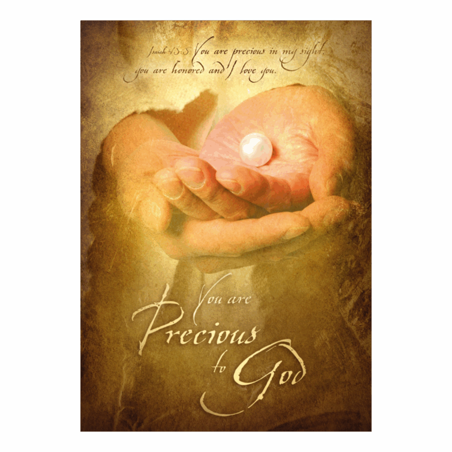 Poster A3 'You are precious for God'