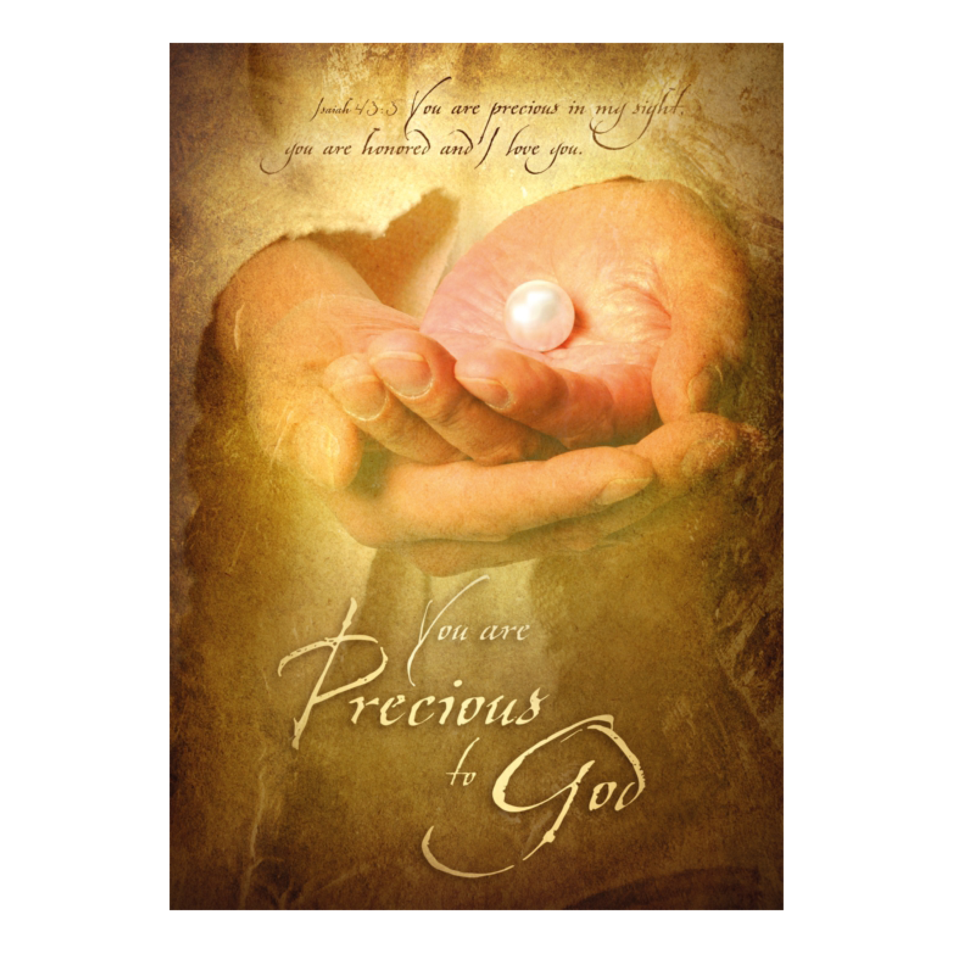 Poster A3 'You are precious for God'