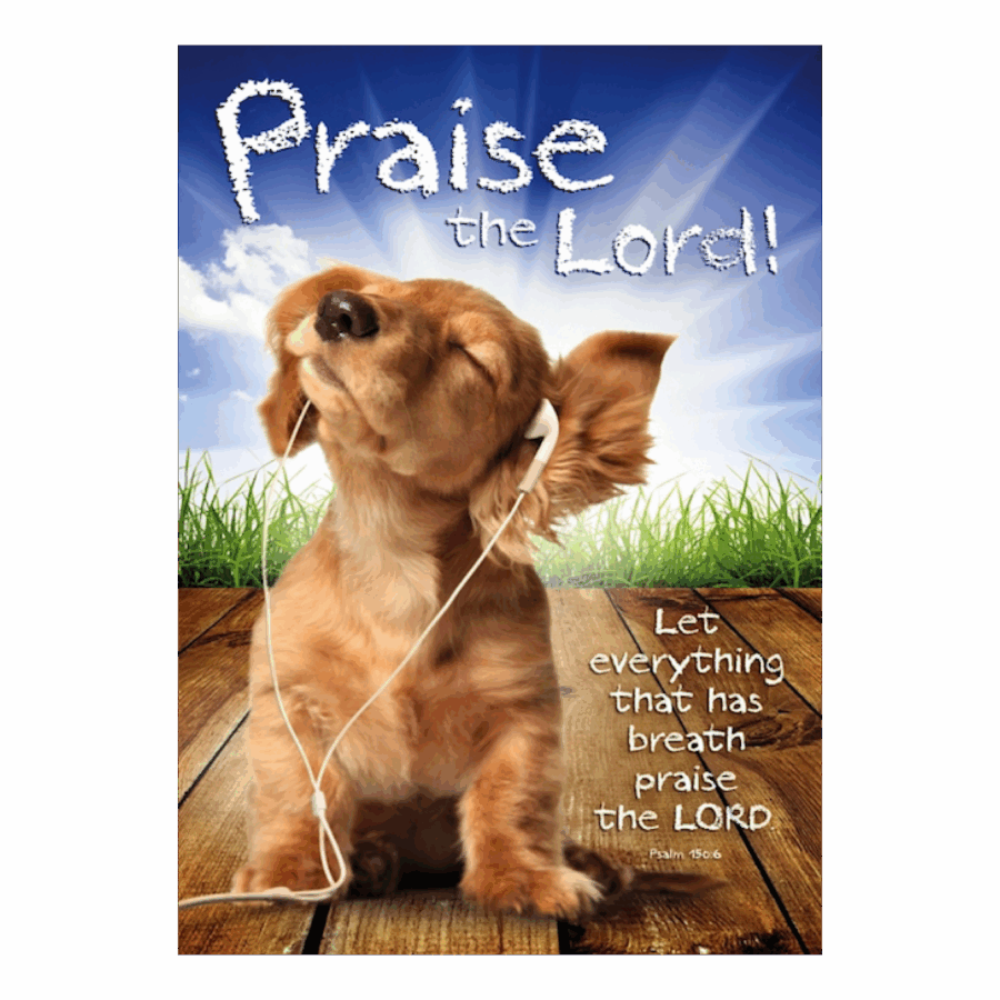 Poster A3 'Praise the Lord'