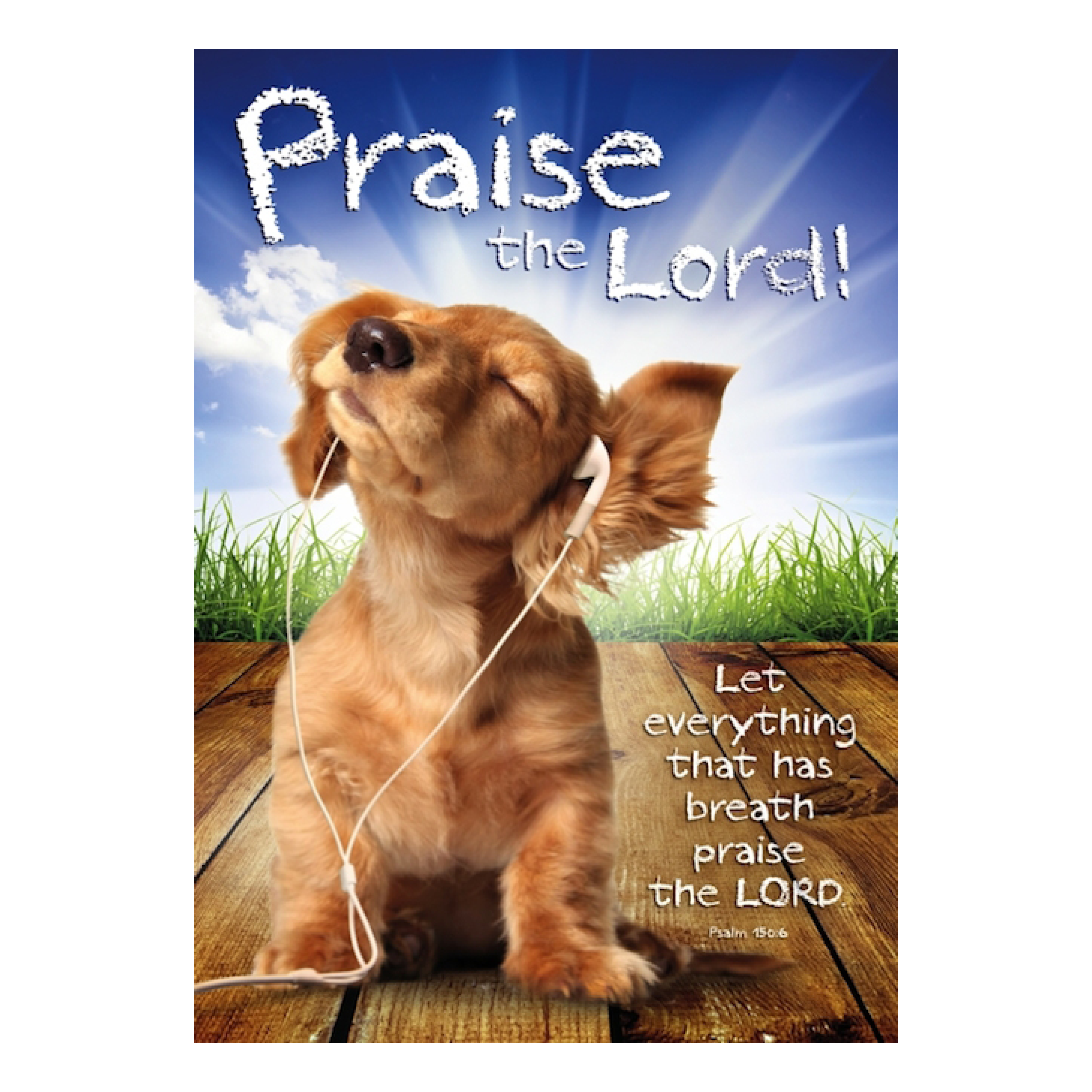 Poster A3 'Praise the Lord'