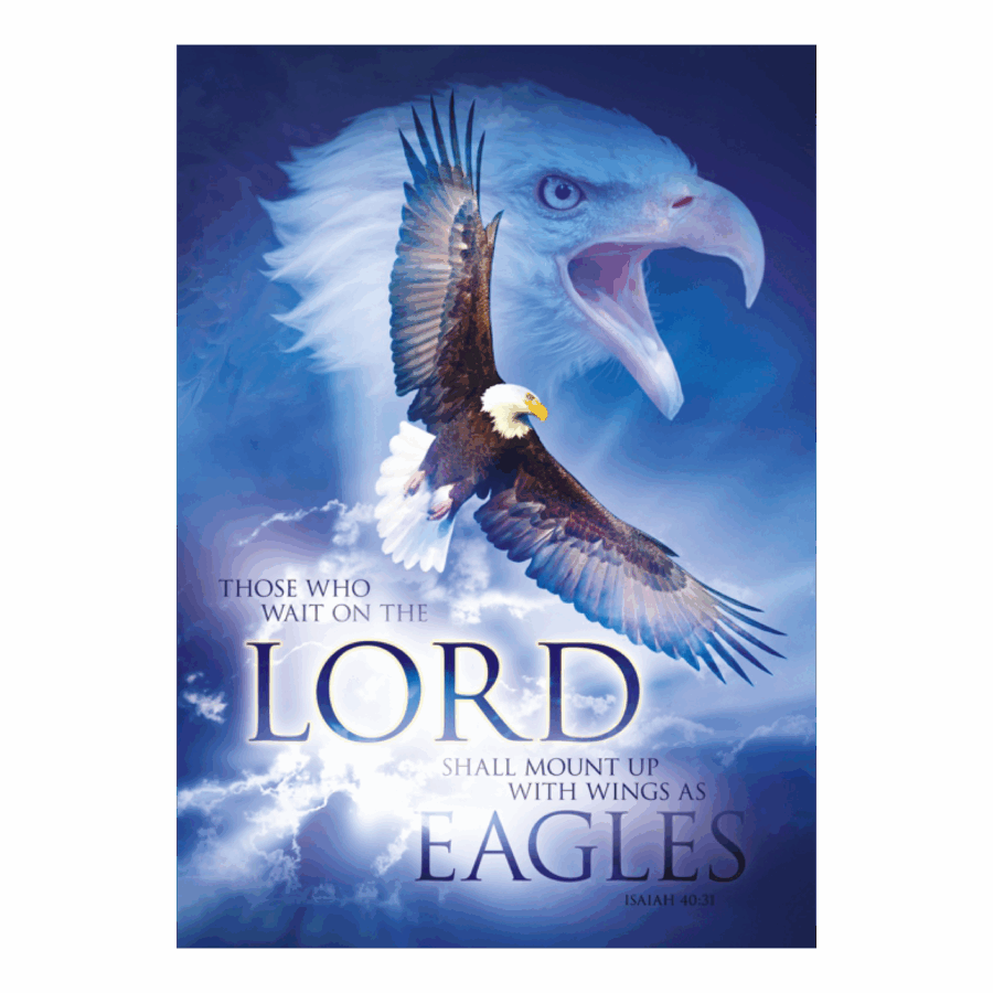 Poster A3 'Wait on the Lord'