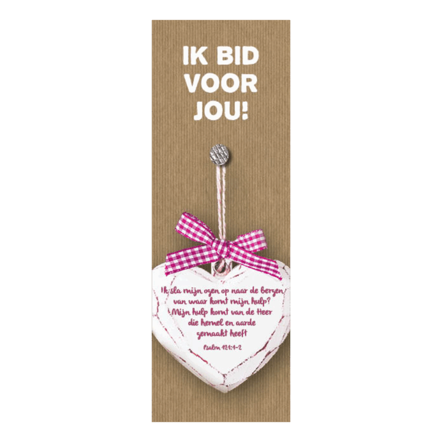 Boekenlegger ik bid voor jou