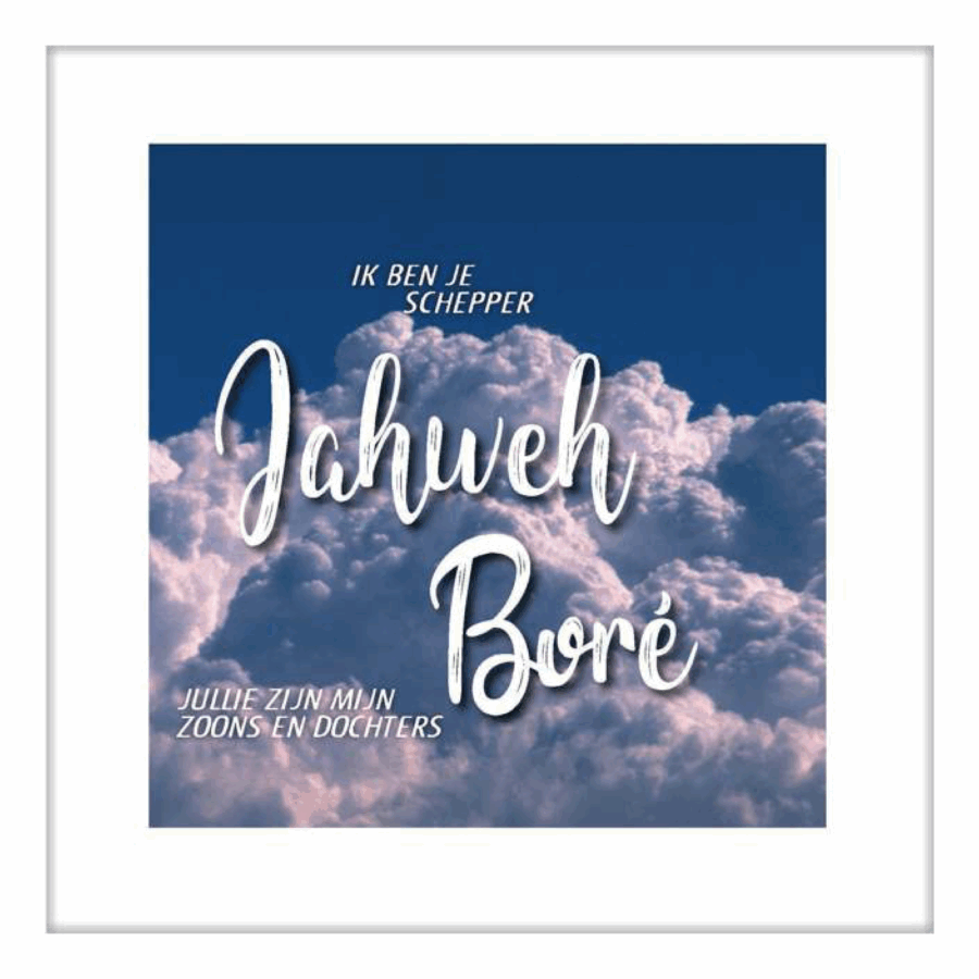 Kaart namen van God jahweh bore