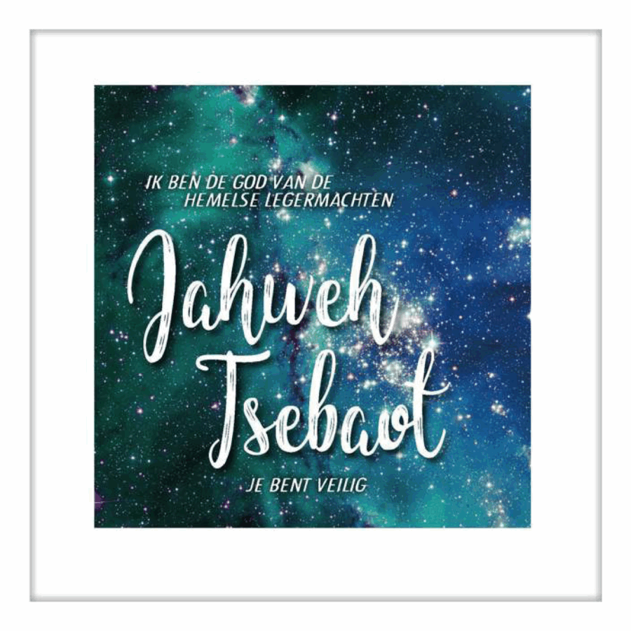 Kaart namen van God jahweh tsebaot