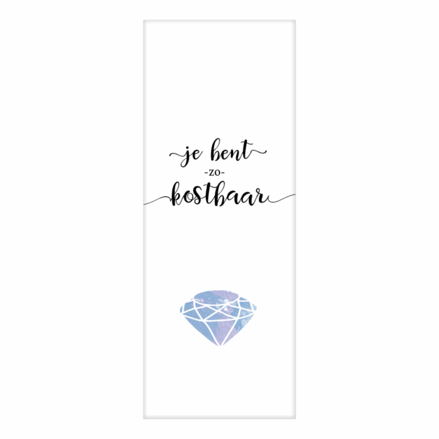 Boekenlegger je bent zo kostbaar