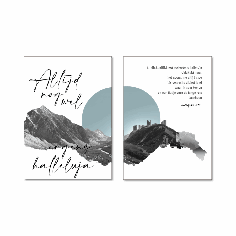 Tweeluik A3 'Altijd nog wel ergens halleluja'
