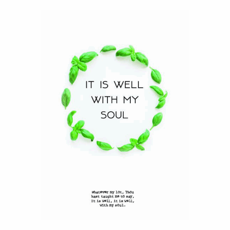 Poster 'It is well with my soul'