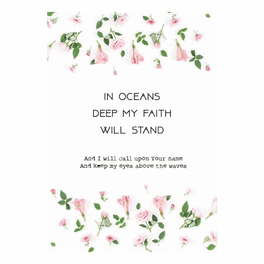 Poster 'In oceans deep'