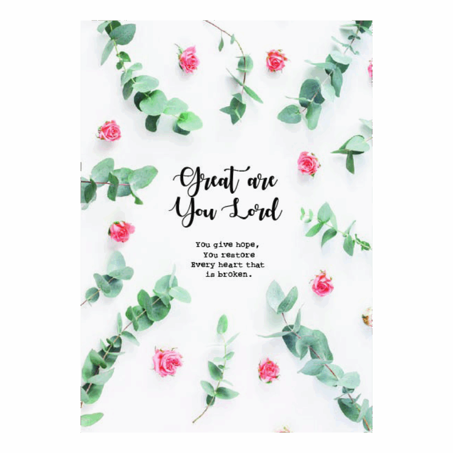 Poster 'Great are you Lord'