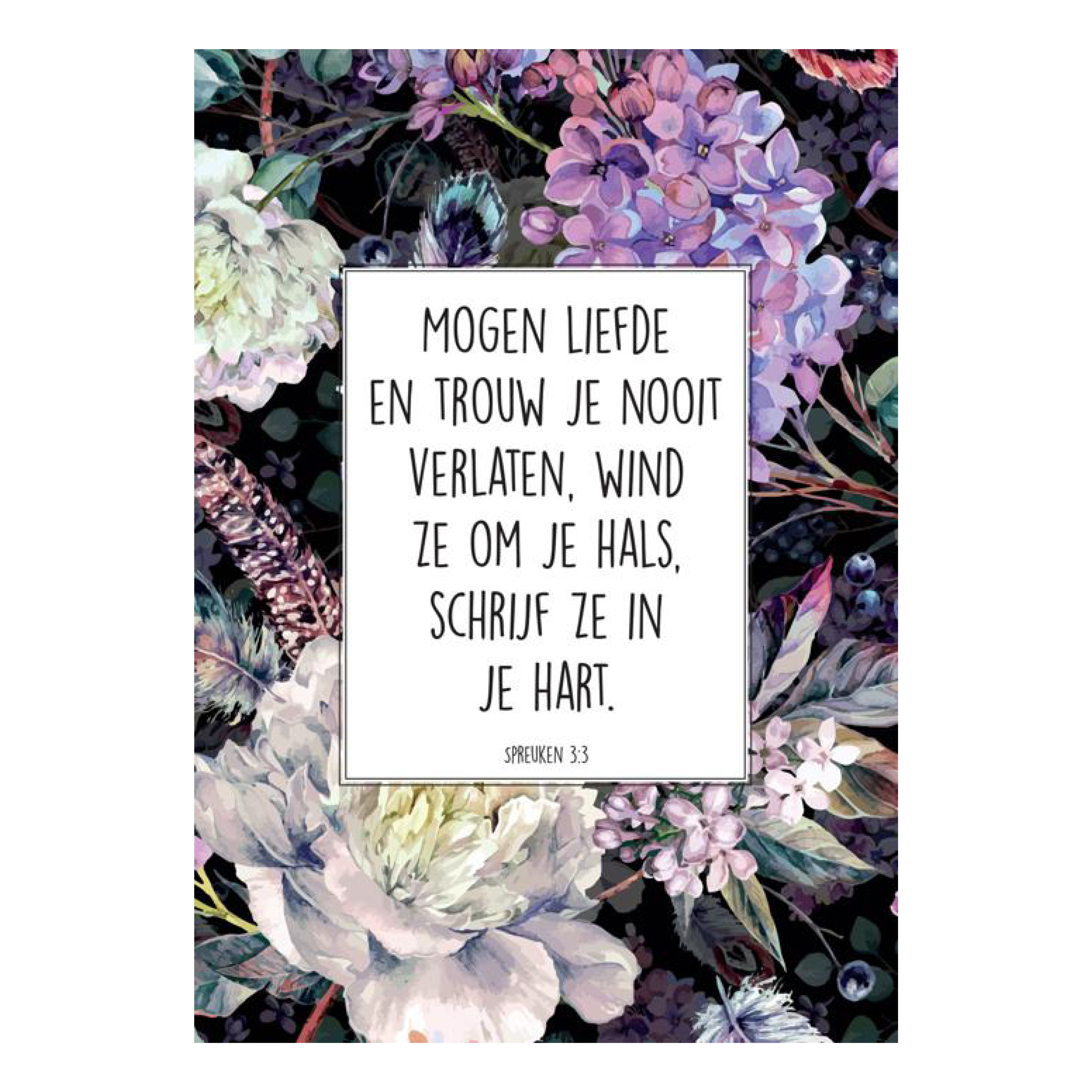 Poster 'Liefde en trouw'