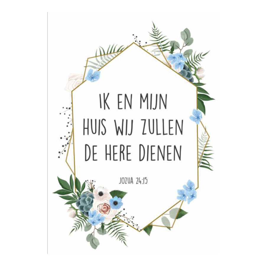 Poster 'Ik en mijn huis'