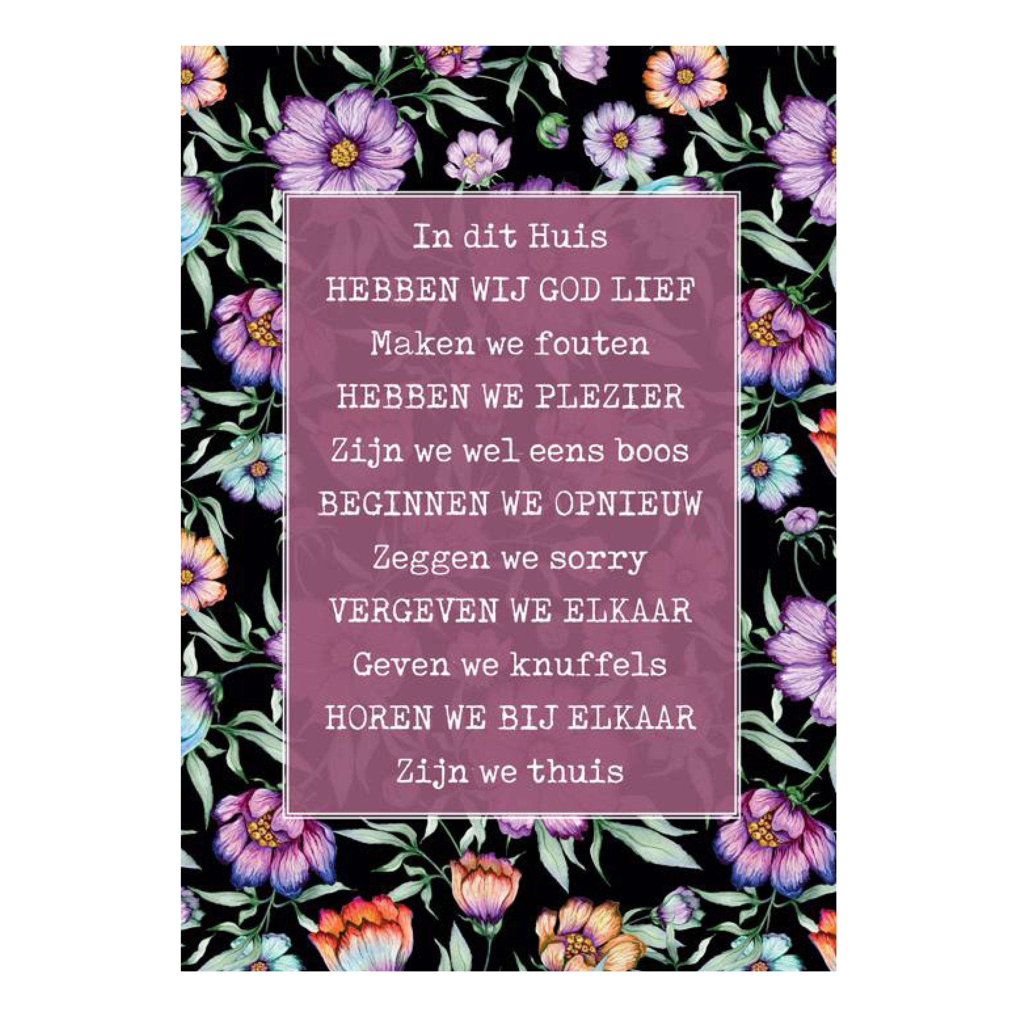 Poster 'In dit huis'