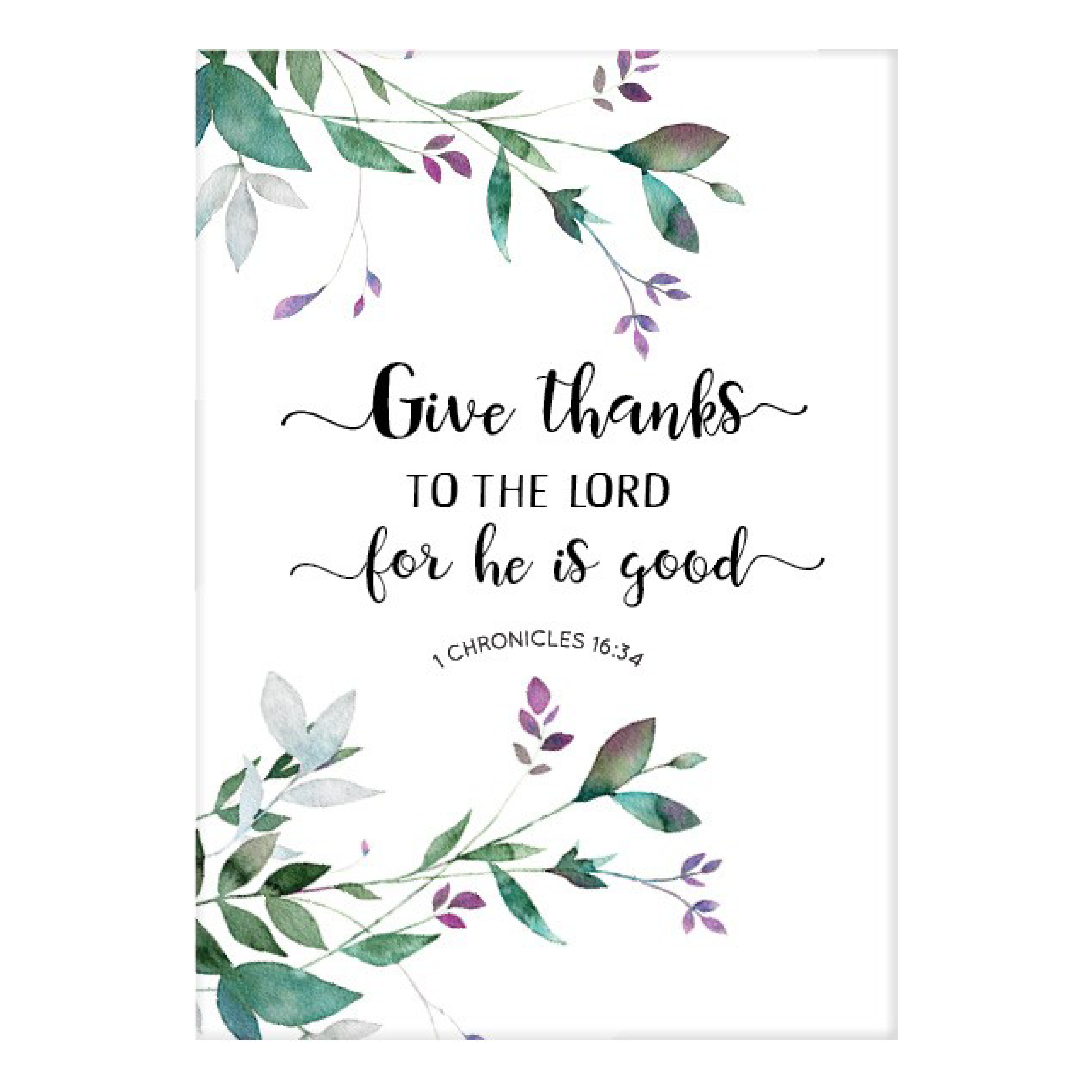 Poster 50x70 'Give thanks'