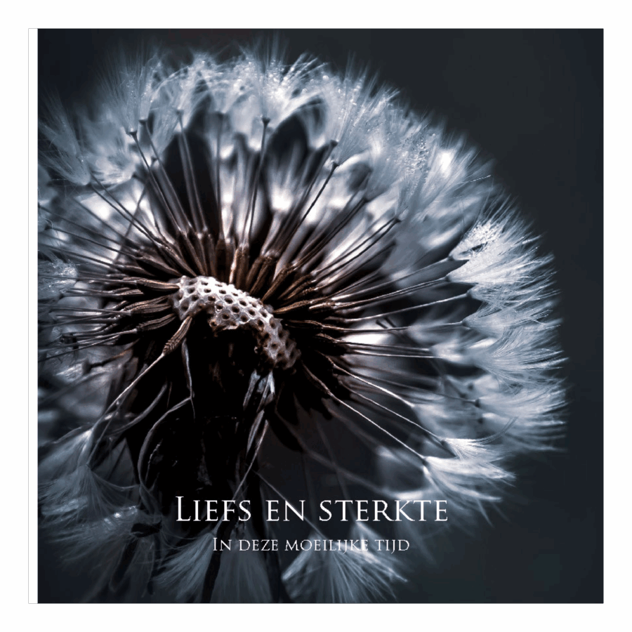 Wenskaart 'Liefs en sterkte'