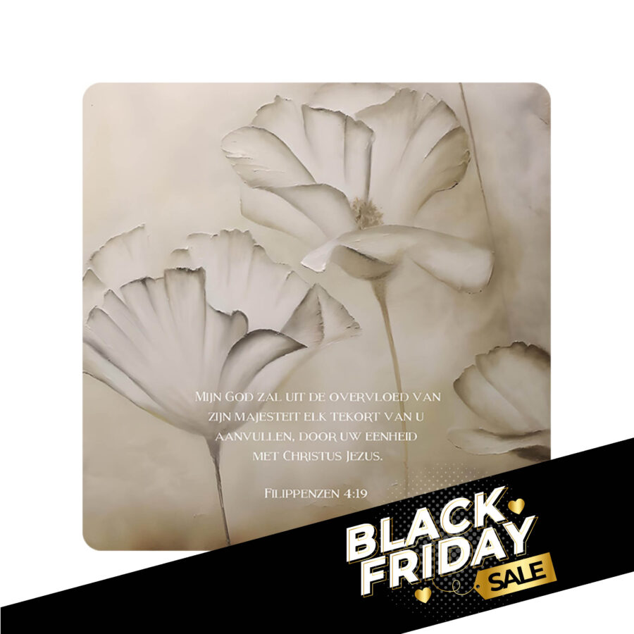 Cadeaubordje Witte klaproos