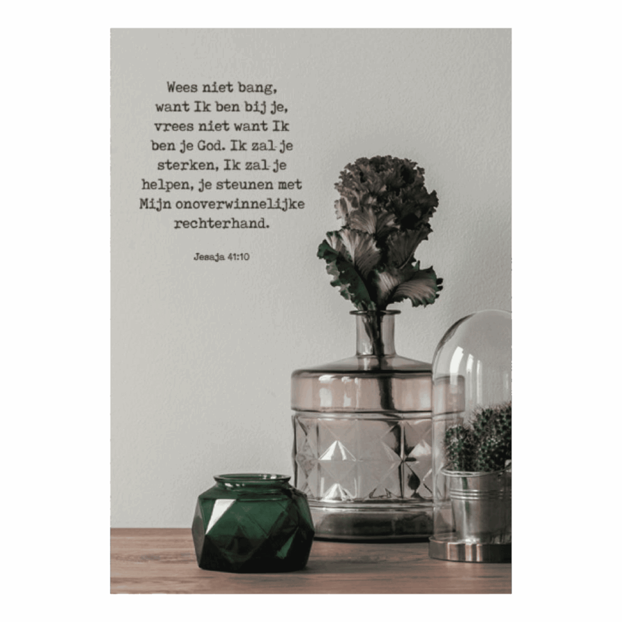 Poster A4 'Wees niet bang'