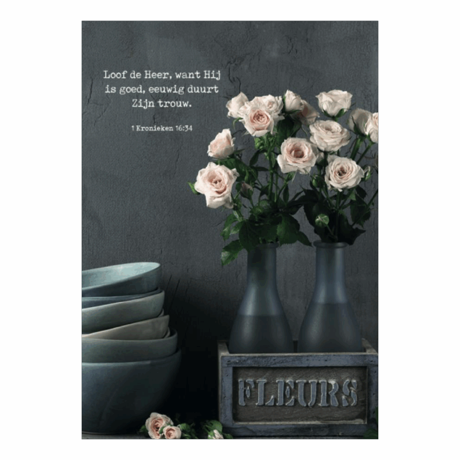 Poster A4 'Loof de Heer'