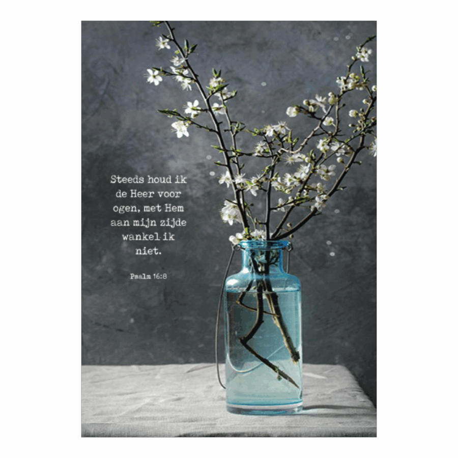 Poster A4 'Steeds houd ik de Heer'