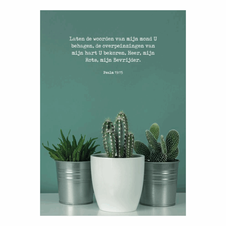 Poster A4 'Laten de woorden'