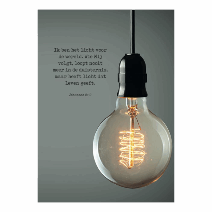Poster A4 'Ik ben het Licht'