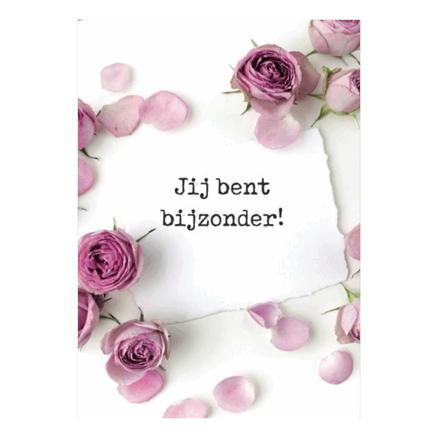 Voordeelkaart 'Jij bent bijzonder'