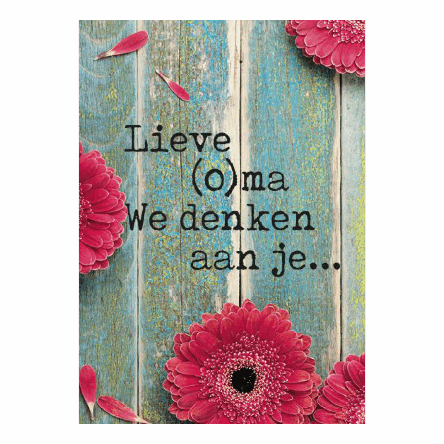 Voordeelkaart 'Lieve (o)ma'
